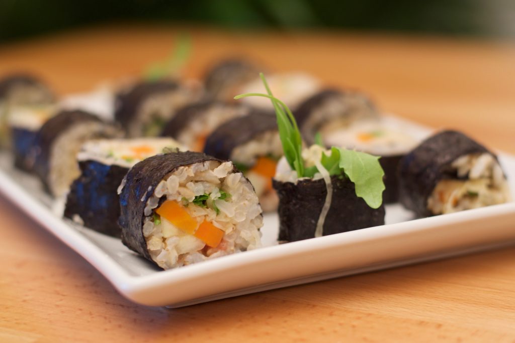 Video receta Sushi vegetal